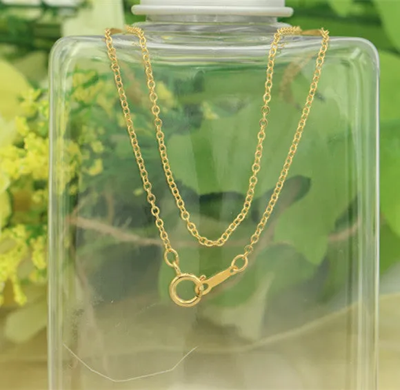 14K Gold Cross Chain Necklace with Craftsmanship and Luxury Material