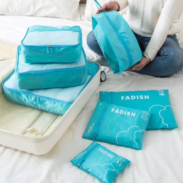 7PCS Travel Storage Bag Luggage Organizer