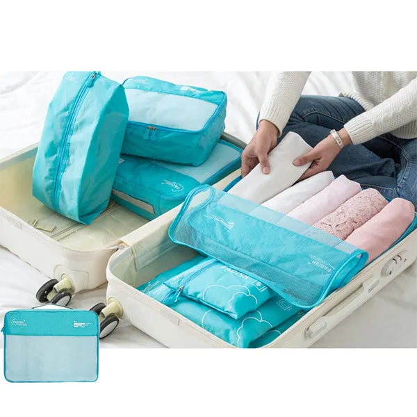 7PCS Travel Storage Bag Luggage Organizer
