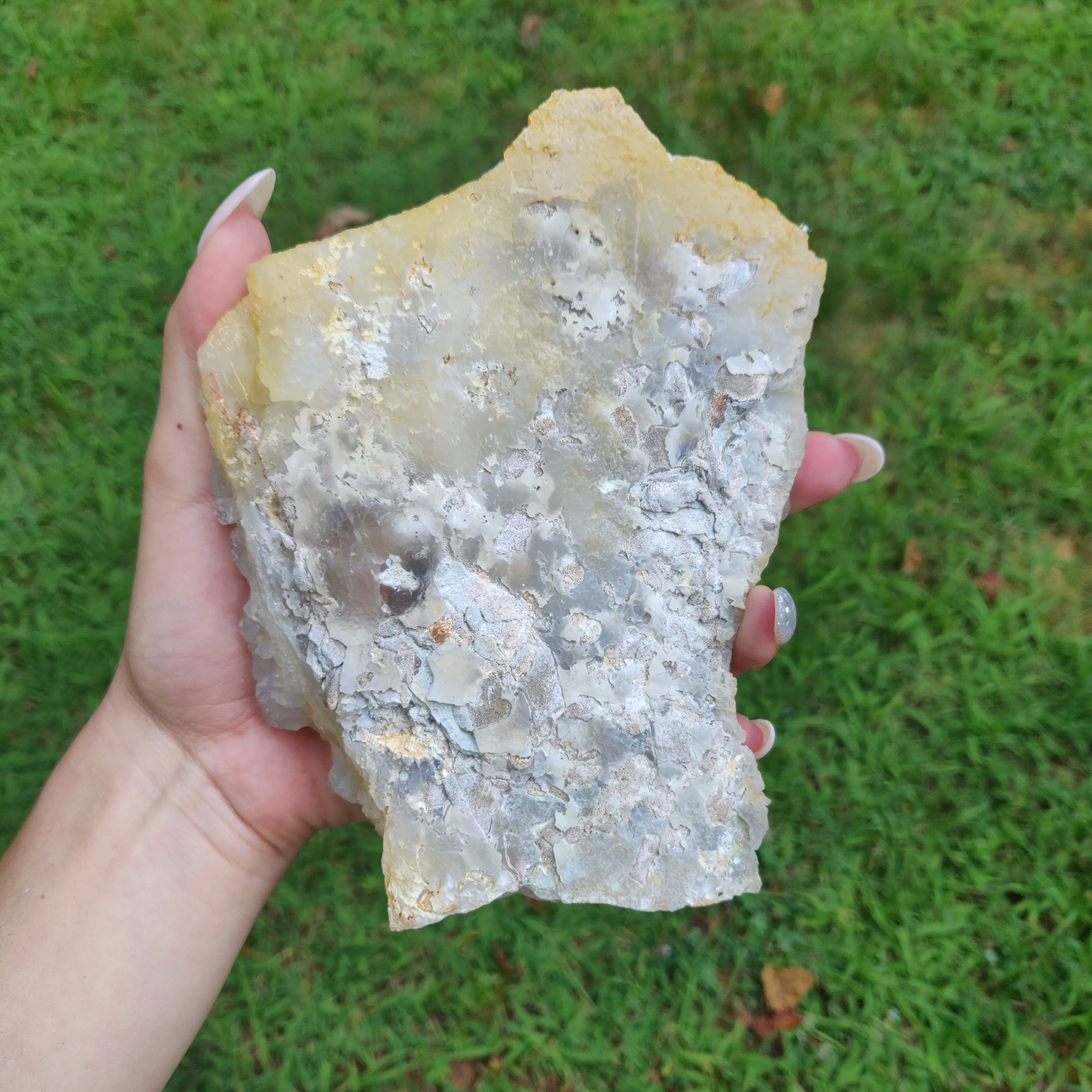 Anandalite Cluster, Natural Aurora Quartz Cluster (#J4)