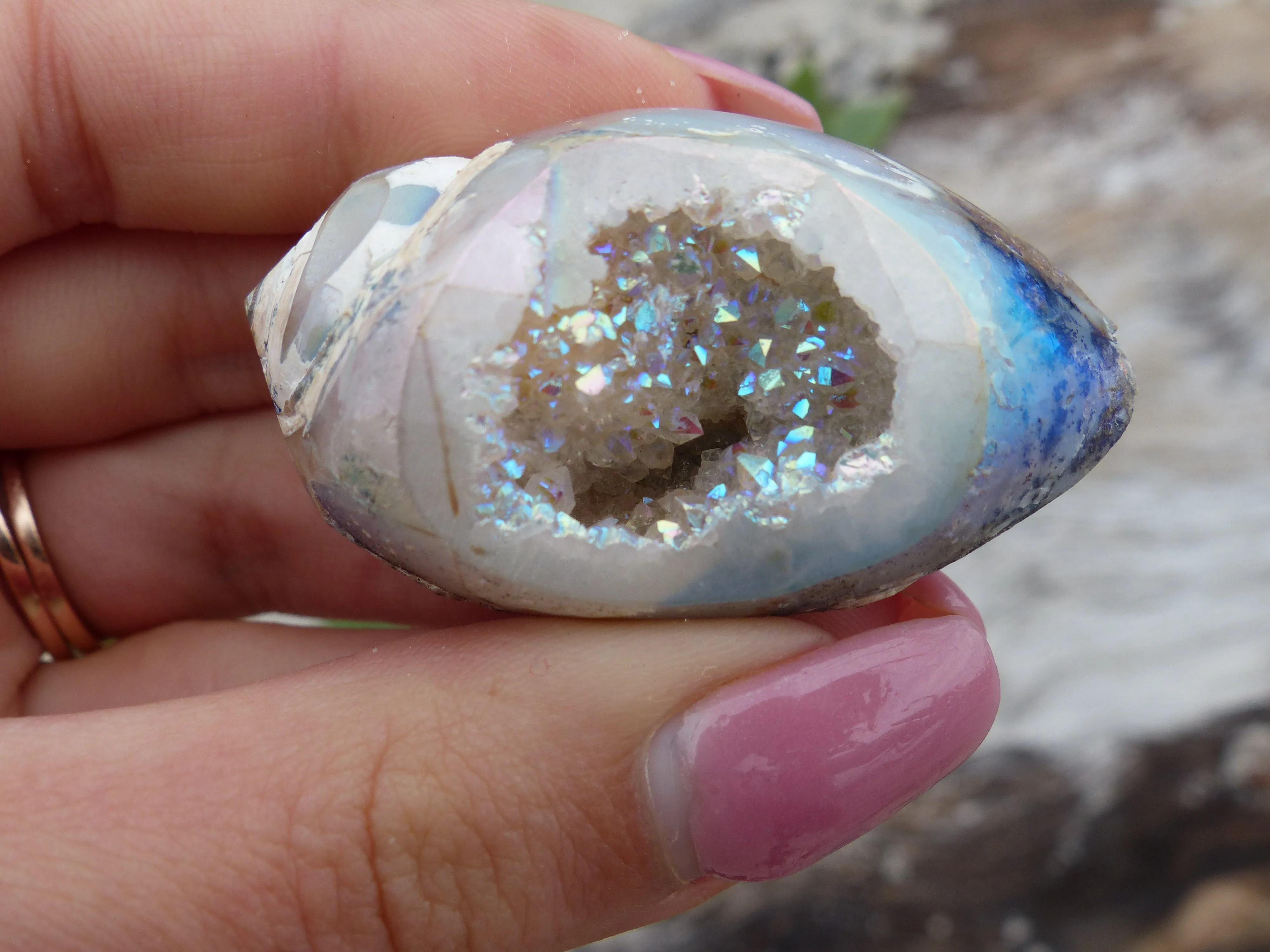 Aura Druzy Shell (#11)