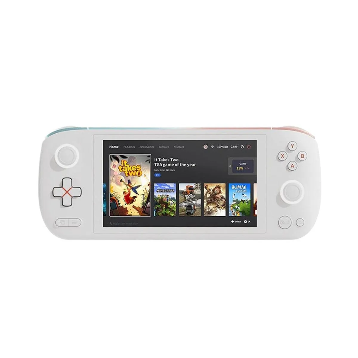 Ayaneo Air AMD Ryzen 5 5560U 16GB RAM 512GB SSD Amoled Handheld PC Gaming Console (Aurora White)   Ayaneo Air HD Tempered Film   Ayaneo Air Titan Small Storage Bag (Black)