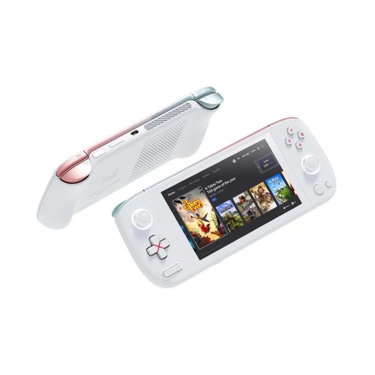 Ayaneo Air AMD Ryzen 5 5560U 16GB RAM 512GB SSD Amoled Handheld PC Gaming Console (Aurora White)   Ayaneo Air HD Tempered Film   Ayaneo Air Titan Small Storage Bag (Black)