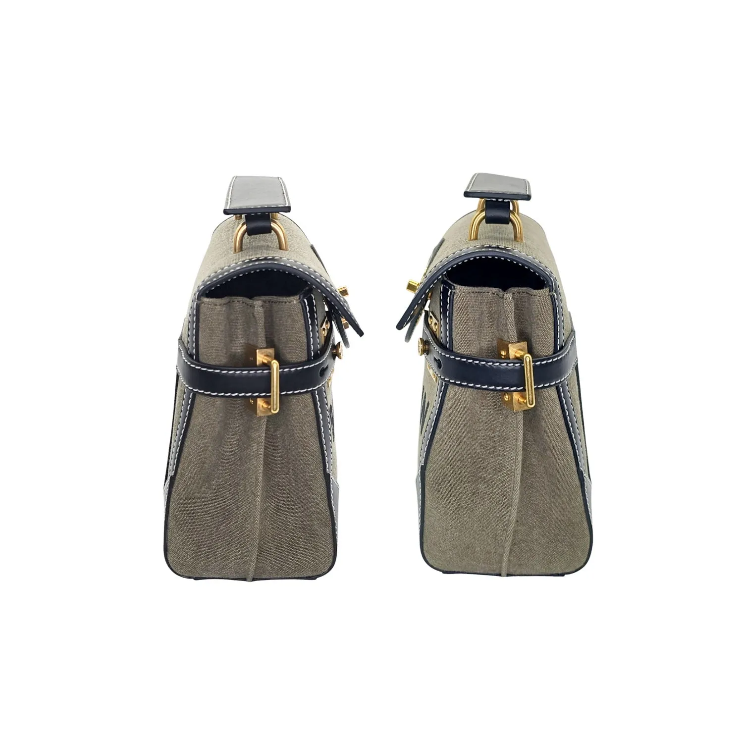 Balmain B-Buzz 23 Top Handle Bag w/ Crossbody Strap