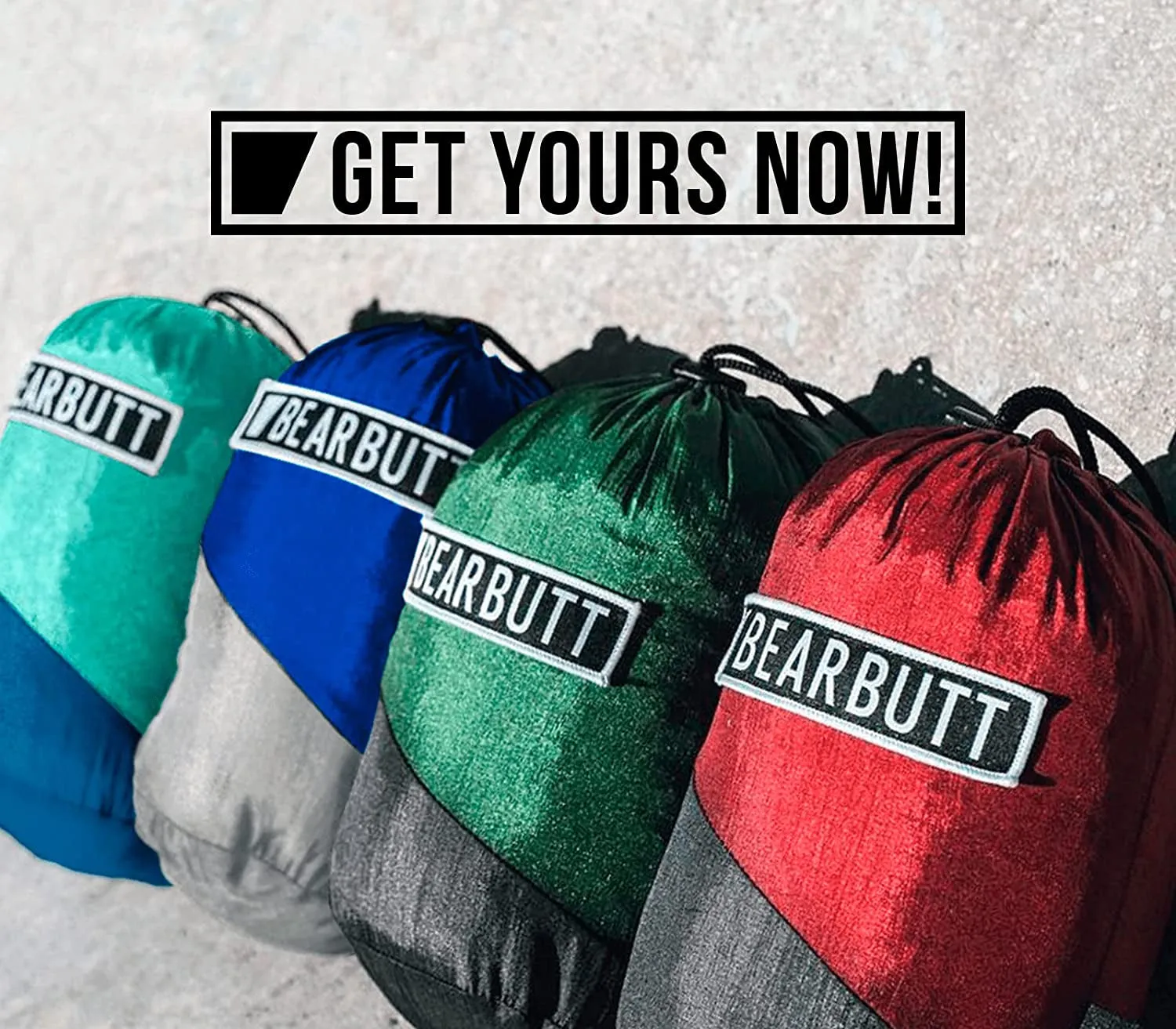 Bear Bottoms Hangout - The Ultimate "Chill Out" Duo Hammock for Adventurous Bear Huggers!