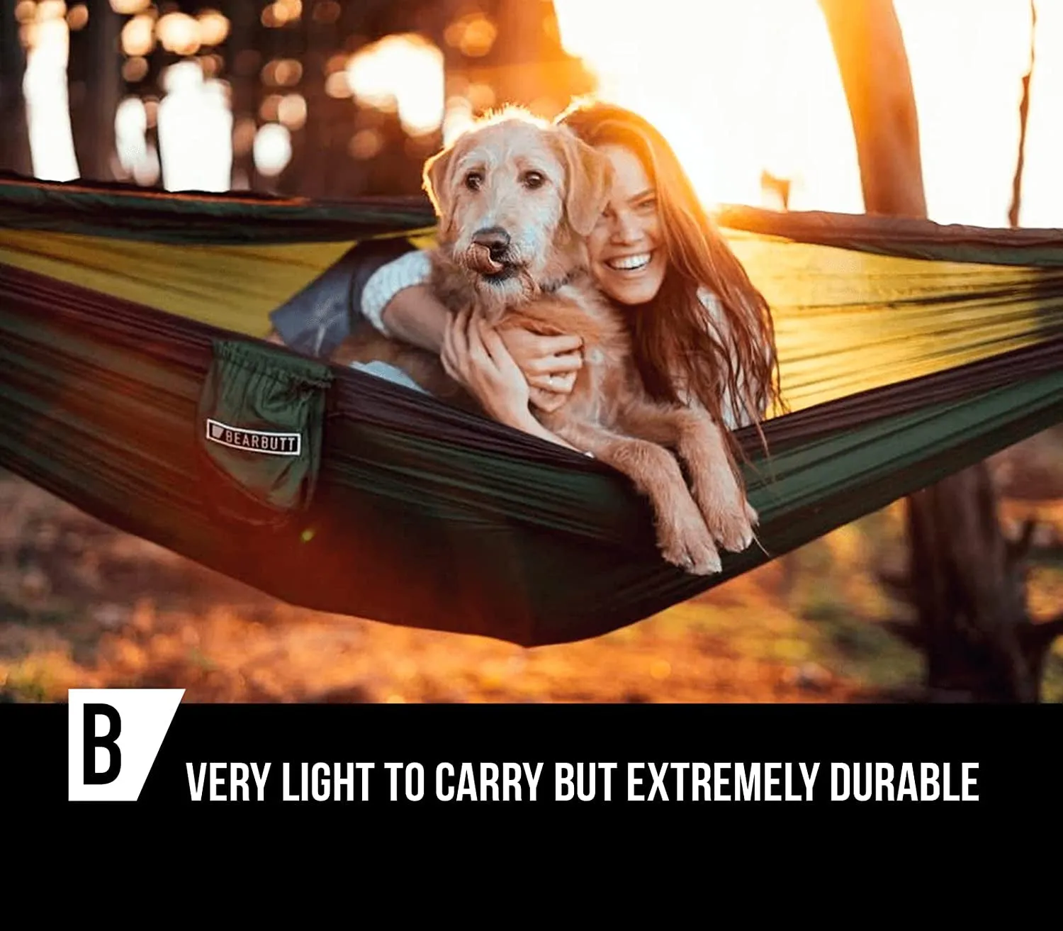 Bear Bottoms Hangout - The Ultimate "Chill Out" Duo Hammock for Adventurous Bear Huggers!