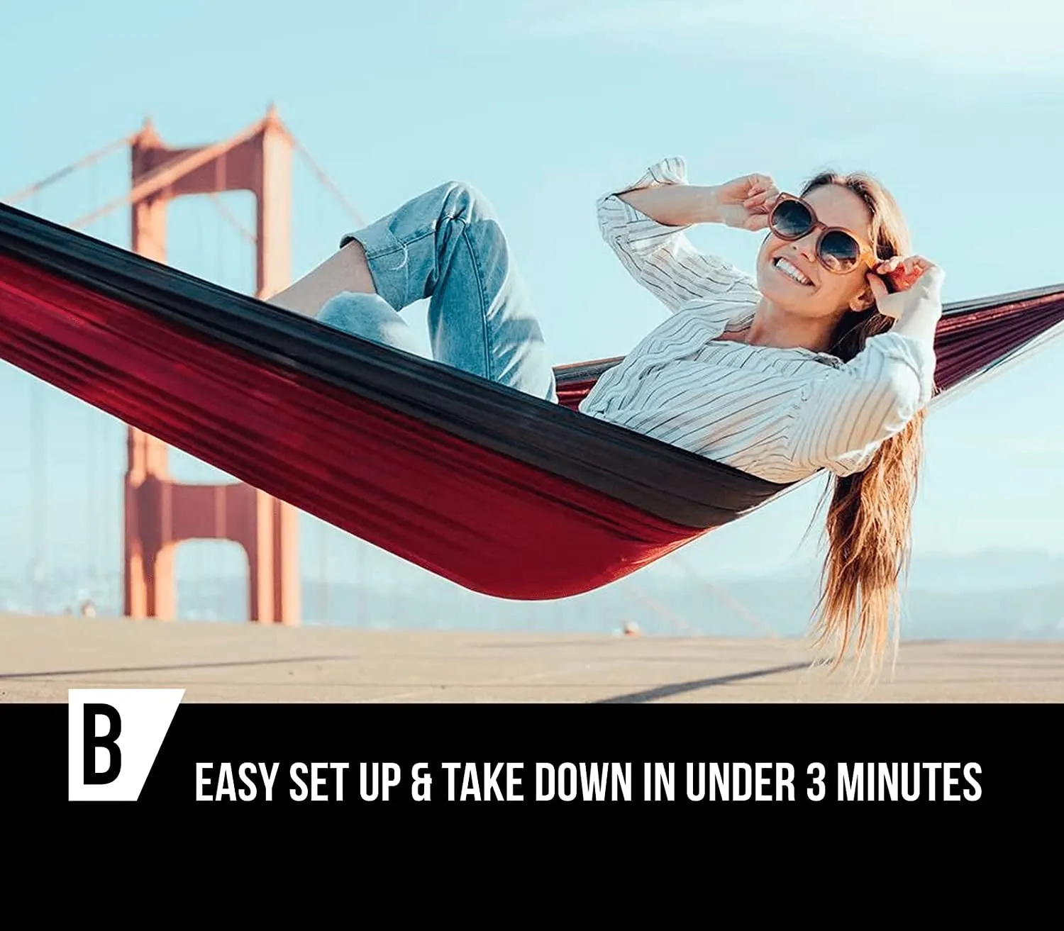 Bear Bottoms Hangout - The Ultimate "Chill Out" Duo Hammock for Adventurous Bear Huggers!