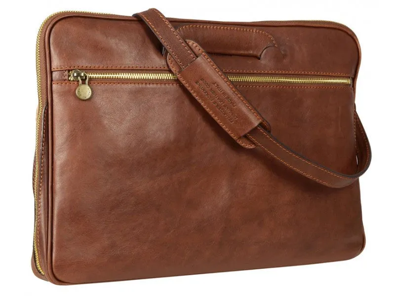 Brave New World - Leather Briefcase