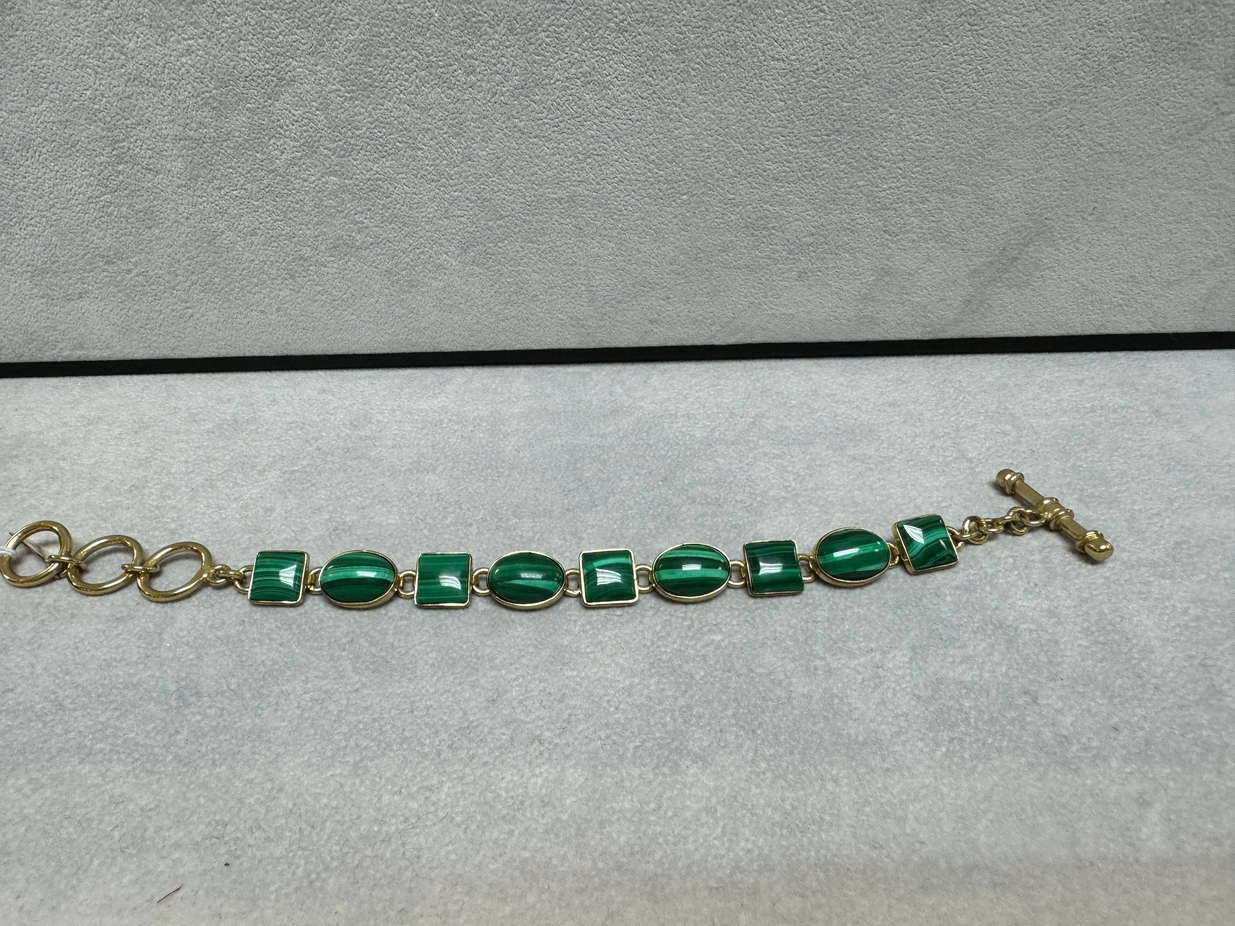 Charles Albert Alchemia Malachite Bracelet