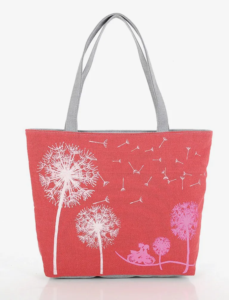 Dandelion Canvas Shoulder Bag
