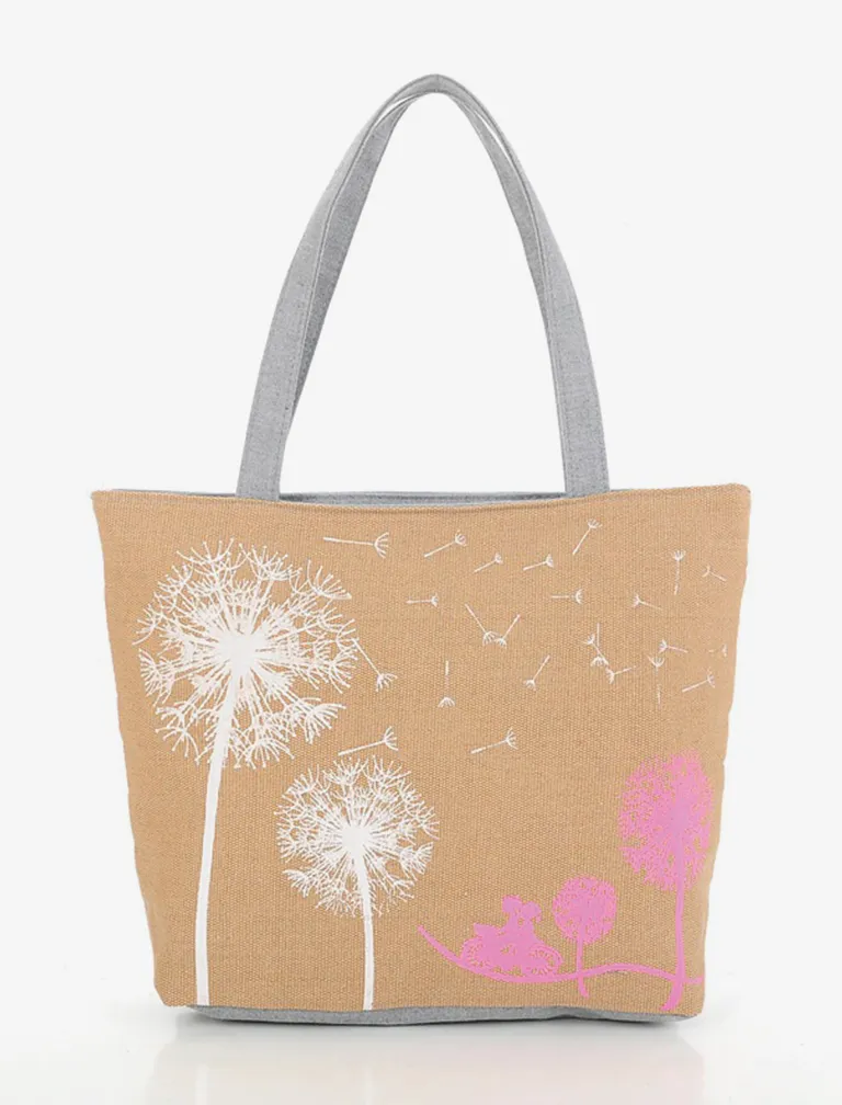 Dandelion Canvas Shoulder Bag