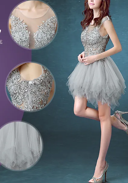 FASHION GOLDEN SHINING SEQUINS RHINESTONE DRESS