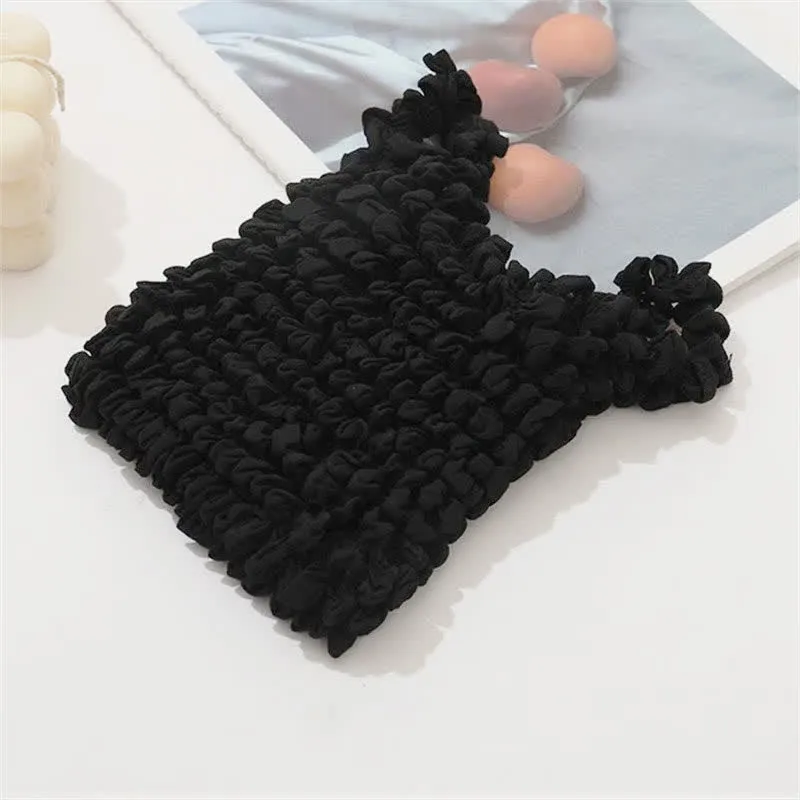 Large Capacity Eco Retractable Shopping Bags Magic Stretch Bag Pleated Bag