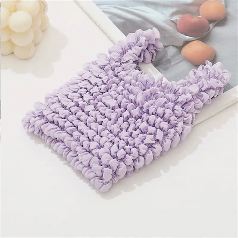 Large Capacity Eco Retractable Shopping Bags Magic Stretch Bag Pleated Bag