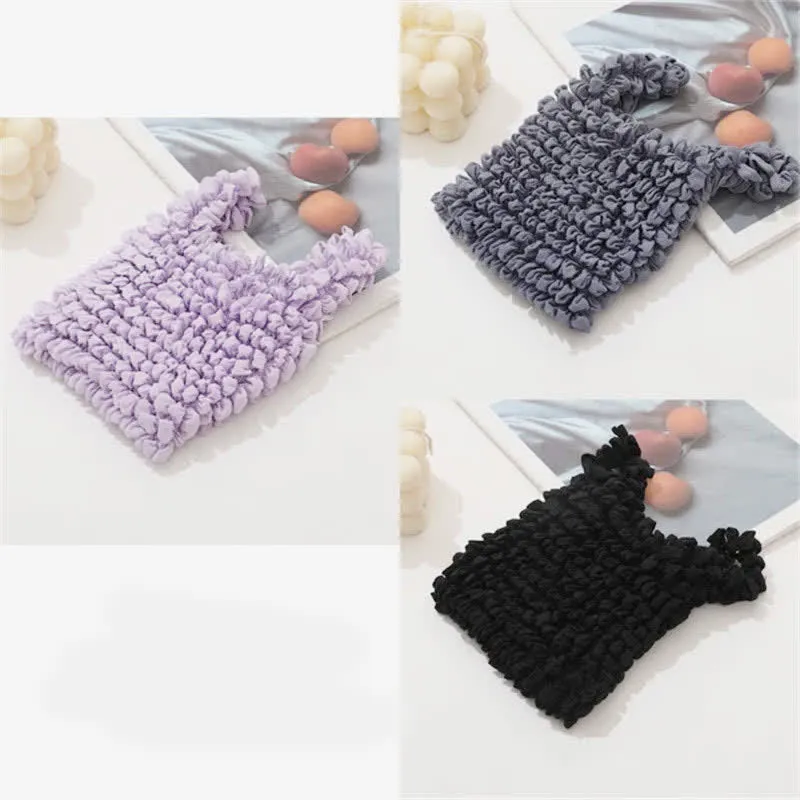 Large Capacity Eco Retractable Shopping Bags Magic Stretch Bag Pleated Bag