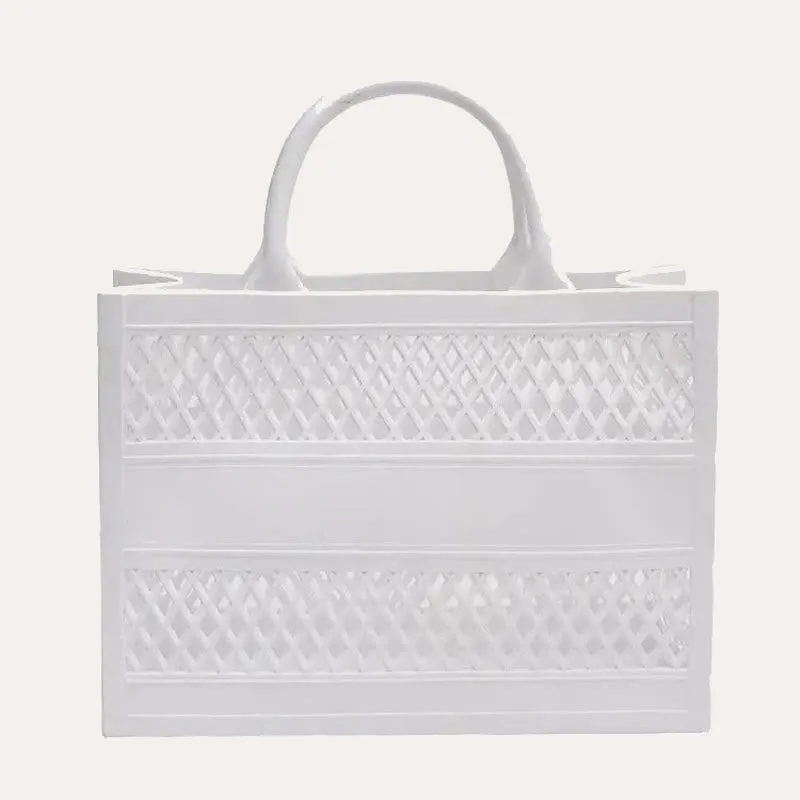 Large Capacity PVC Beach Bag Tote Handbag for Storage Holiday