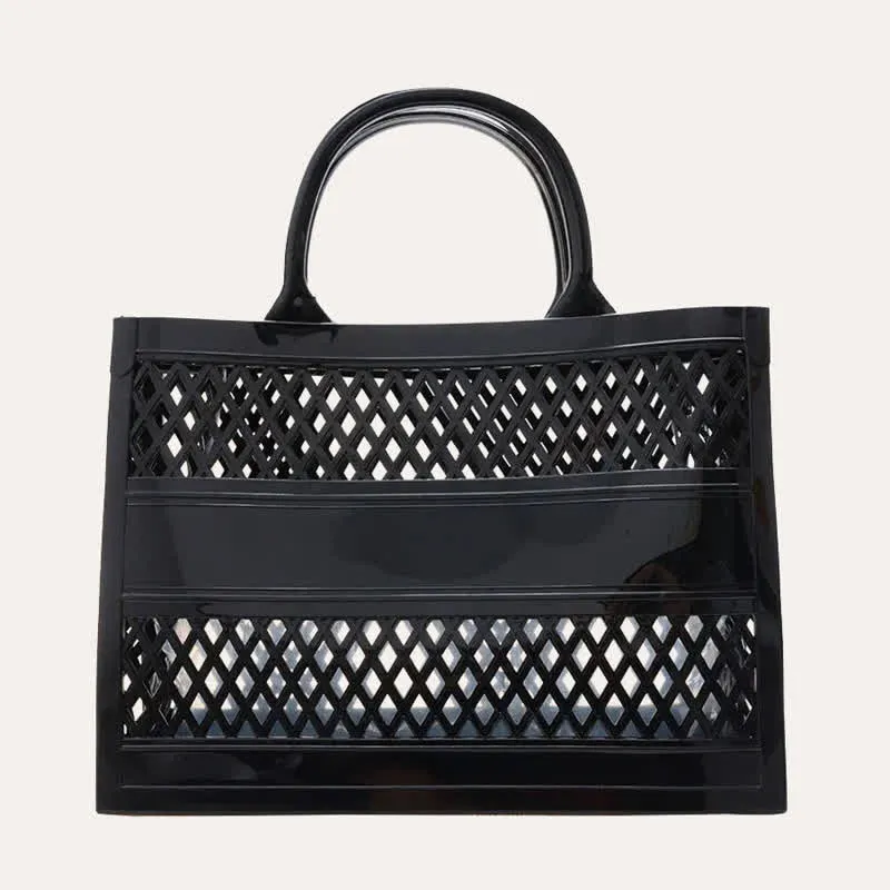 Large Capacity PVC Beach Bag Tote Handbag for Storage Holiday