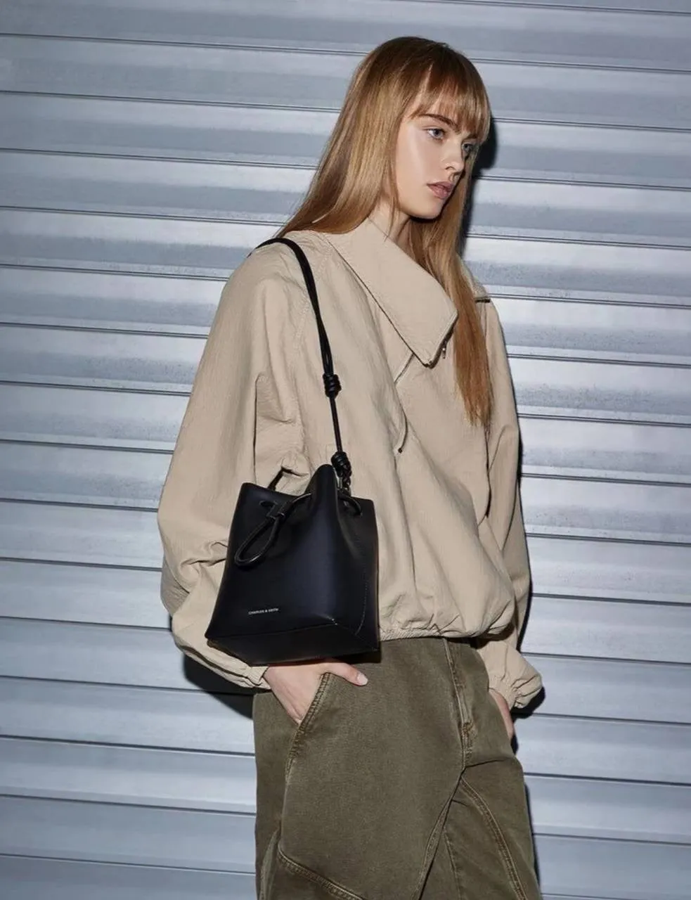 Leia Knotted Bucket Bag
