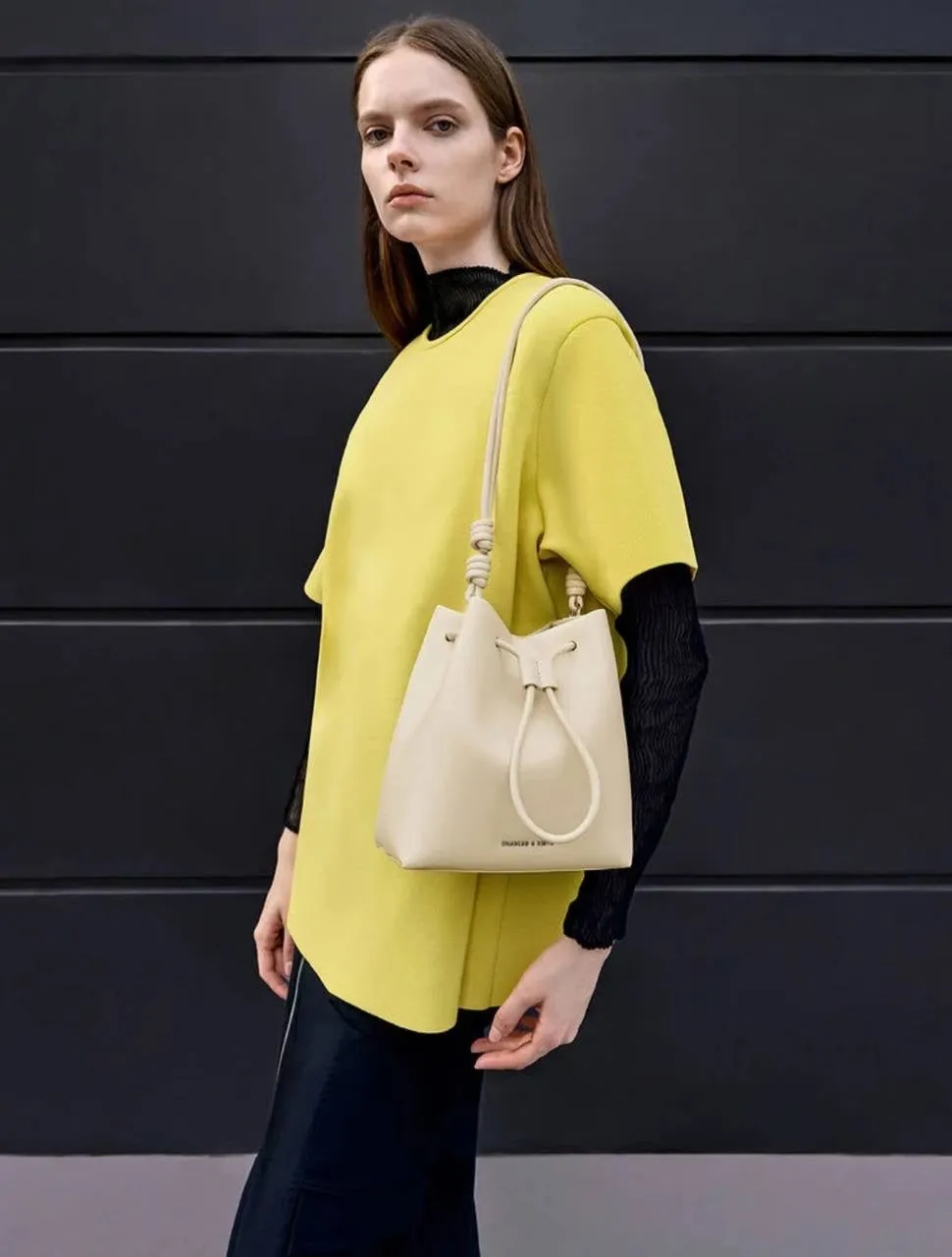 Leia Knotted Bucket Bag