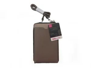 Mini Shoulder Bag -Brown-
