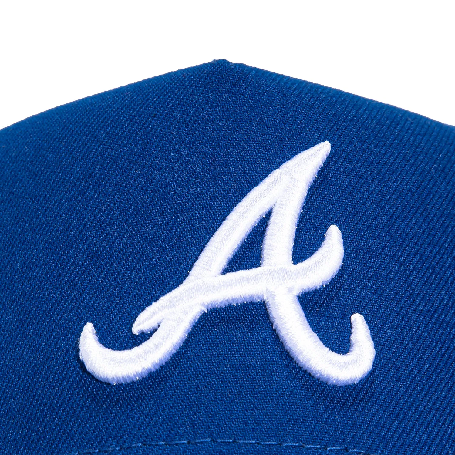 New Era 9Forty A-Frame Atlanta Braves Snapback Hat - Royal, White