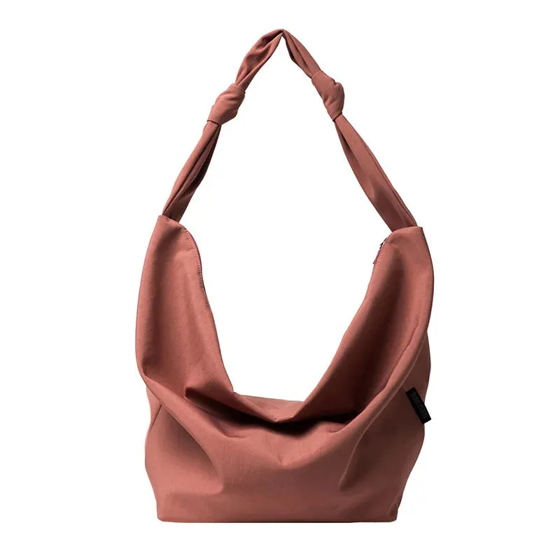 Nylon shoulder and crossbody bag