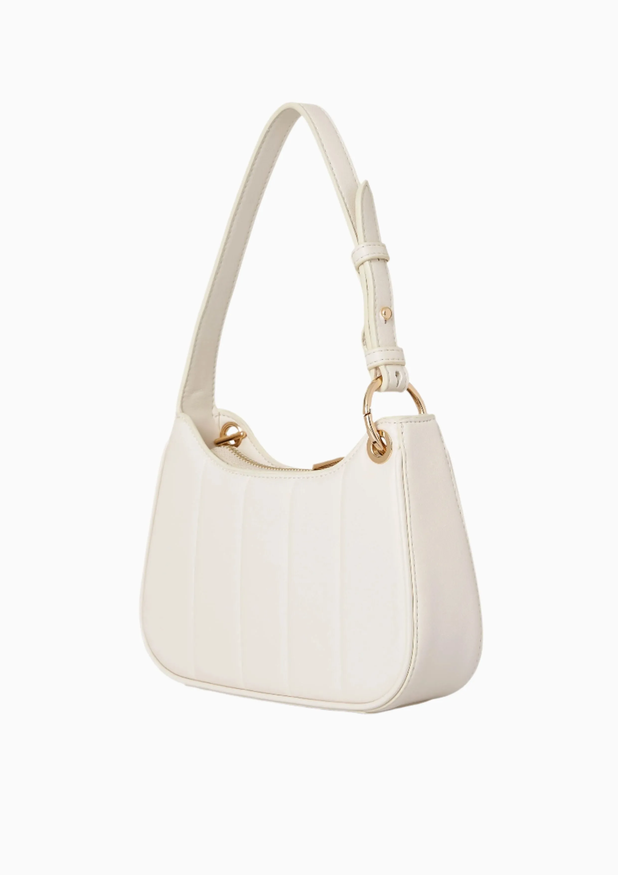 Patti Saddle Crossbody Bag Ivory