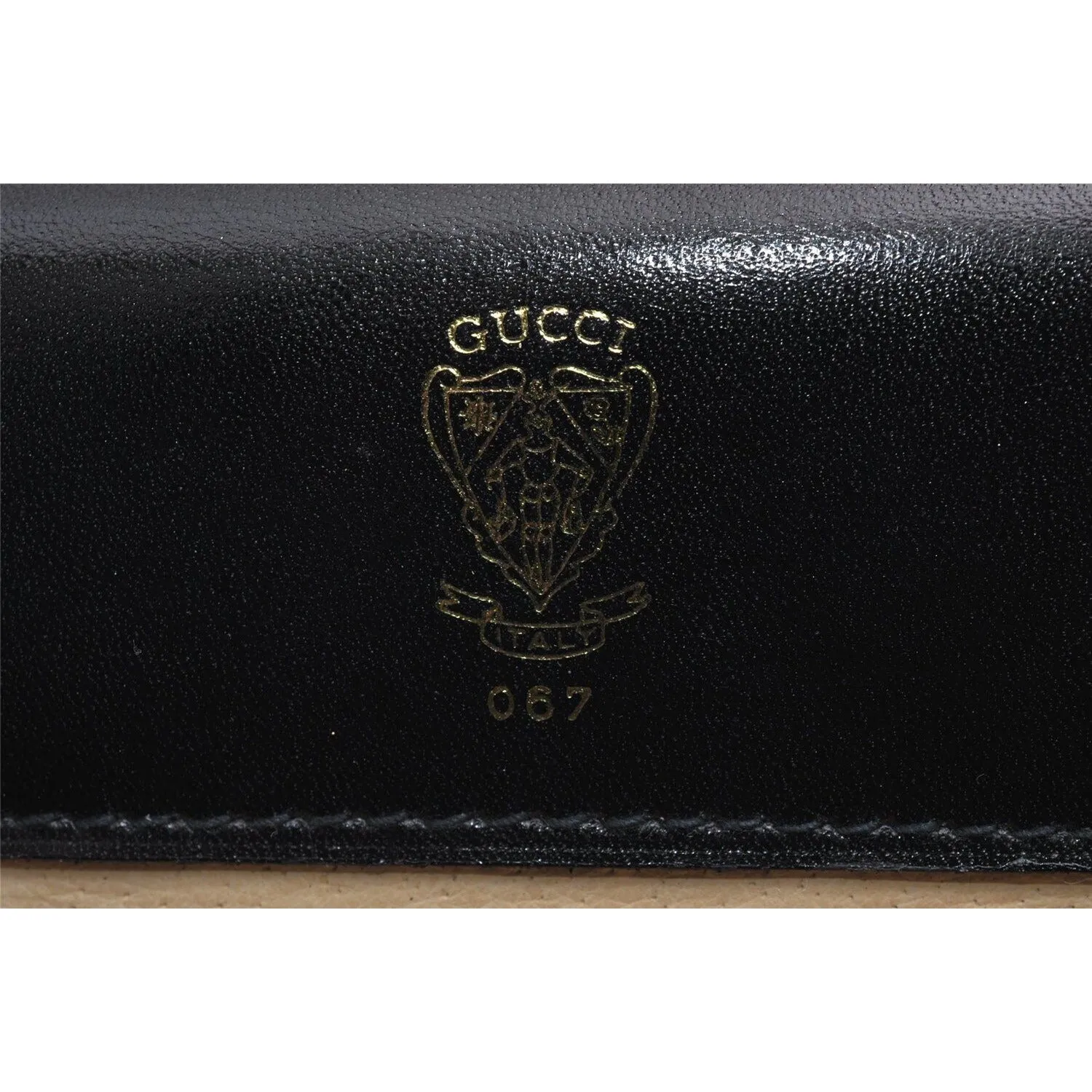 RARE, vintage, Gucci, 'Ophidia' style XL black leather, laptop/messenger/briefcase with a red & green Sherry stripe accent