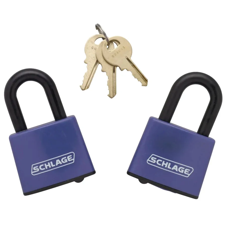 Schlage Weather Covered Padlock (Two-Pack)
