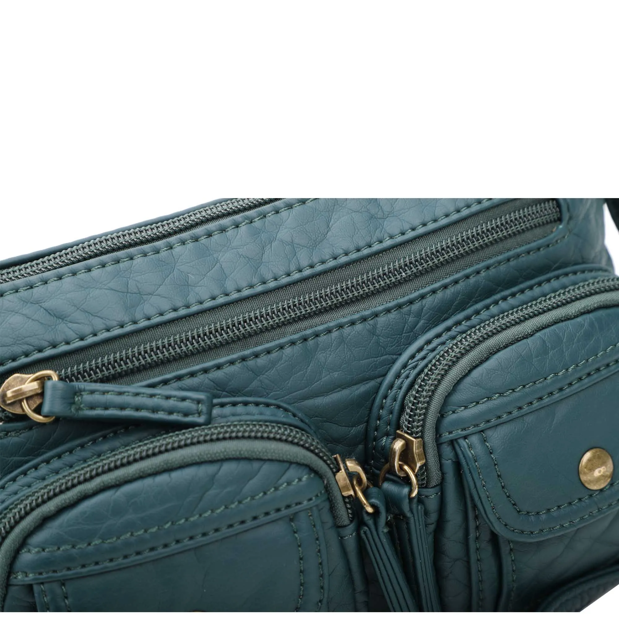 The Bethany Crossbody - Forest Green