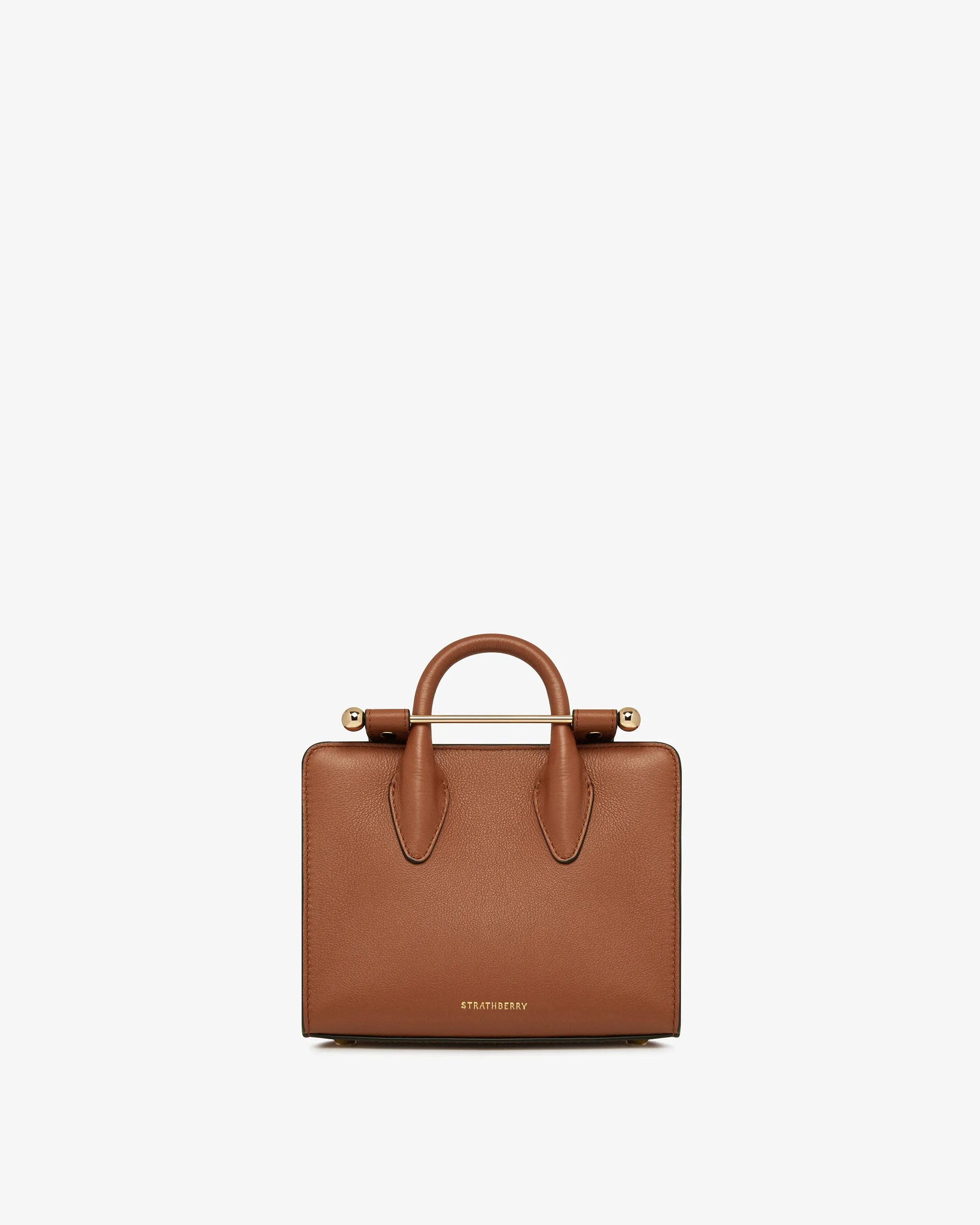 The Strathberry Nano Tote - Chestnut