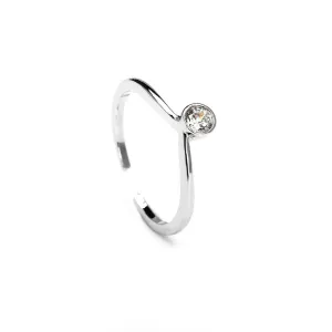 Twinkle On Silver Plated Rings