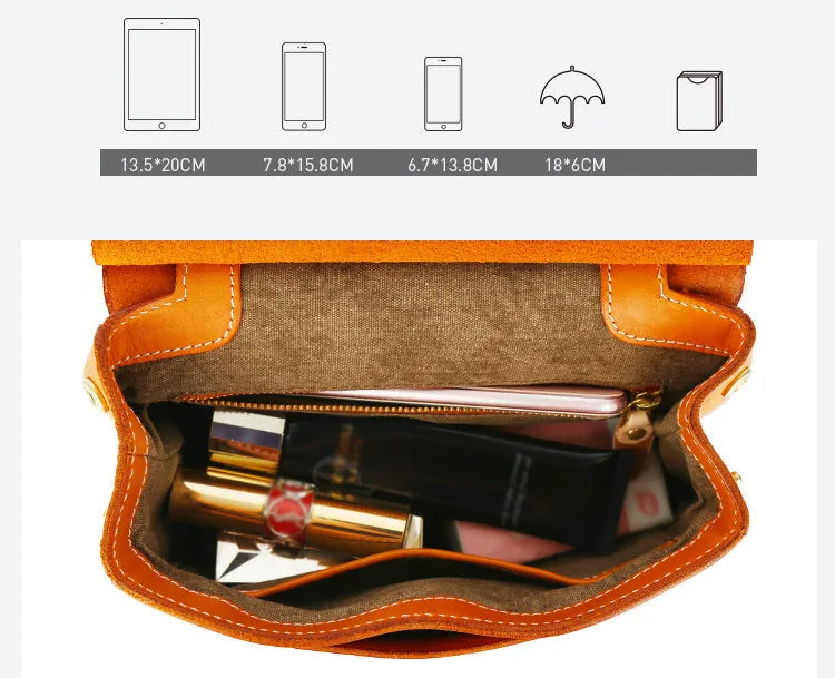 Womens Casual Backpack Leather Cross Shoulder Bag For Women