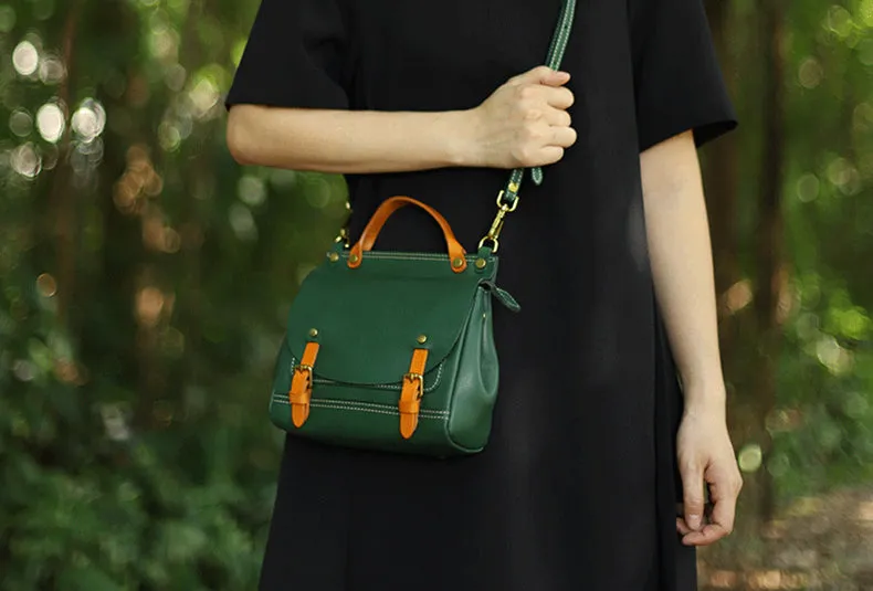 Womens Casual Backpack Leather Cross Shoulder Bag For Women