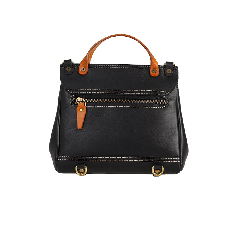 Womens Casual Backpack Leather Cross Shoulder Bag For Women