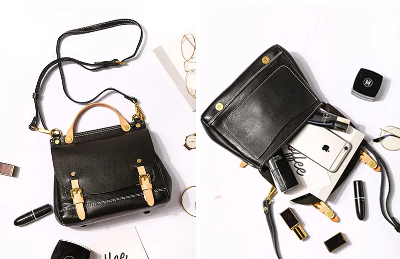 Womens Casual Backpack Leather Cross Shoulder Bag For Women